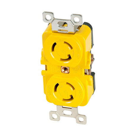Marinco Recreational Group Qualifies for Free Shipping Marinco Duplex Receptacle 15a/Yellow #4700CR