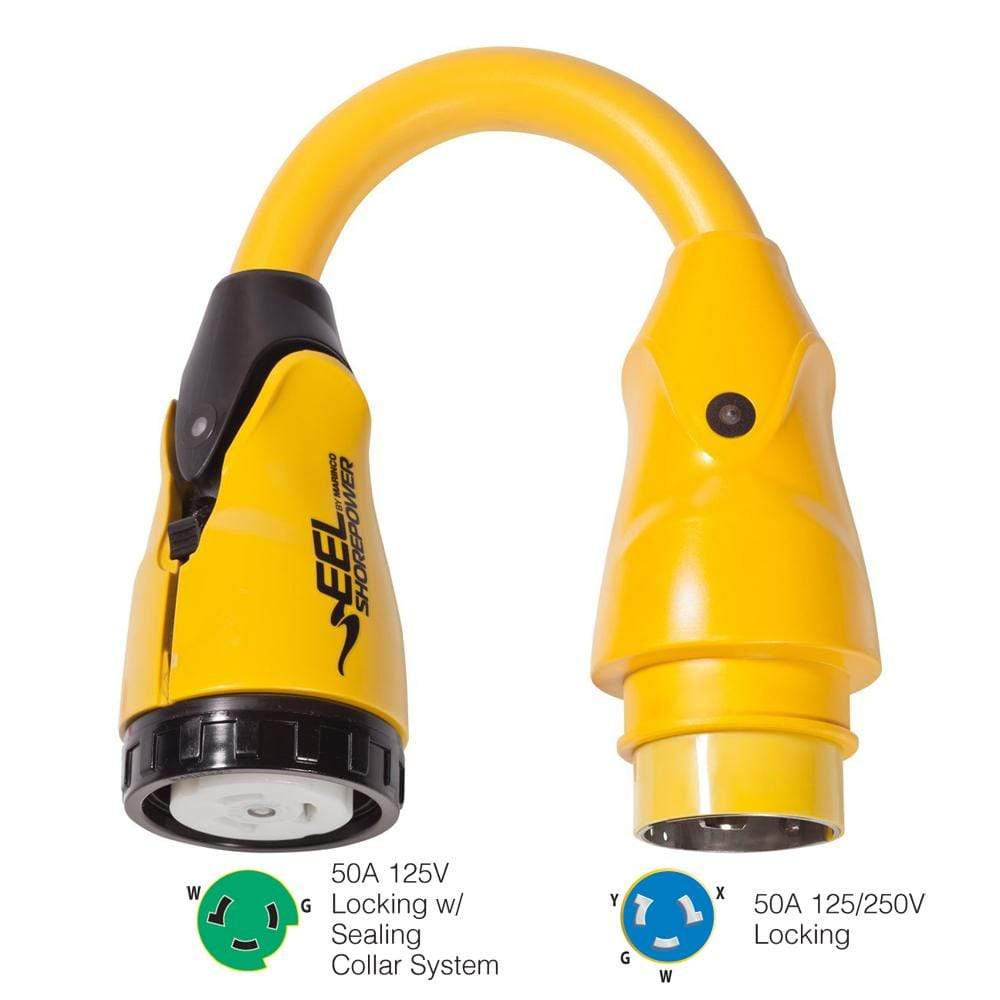Marinco Recreational Group Qualifies for Free Shipping Marinco EEL Pigtail Adapert 50a 125/250v #P504-503