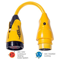 Marinco Recreational Group Qualifies for Free Shipping Marinco EEL Pigtail Adapter 50a 125/250v #P504-30