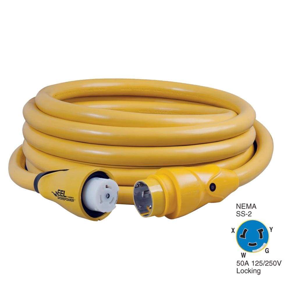 Marinco Recreational Group Qualifies for Free Shipping Marinco EEL Shorepower Cordset 50a 125/250 #CS504-25