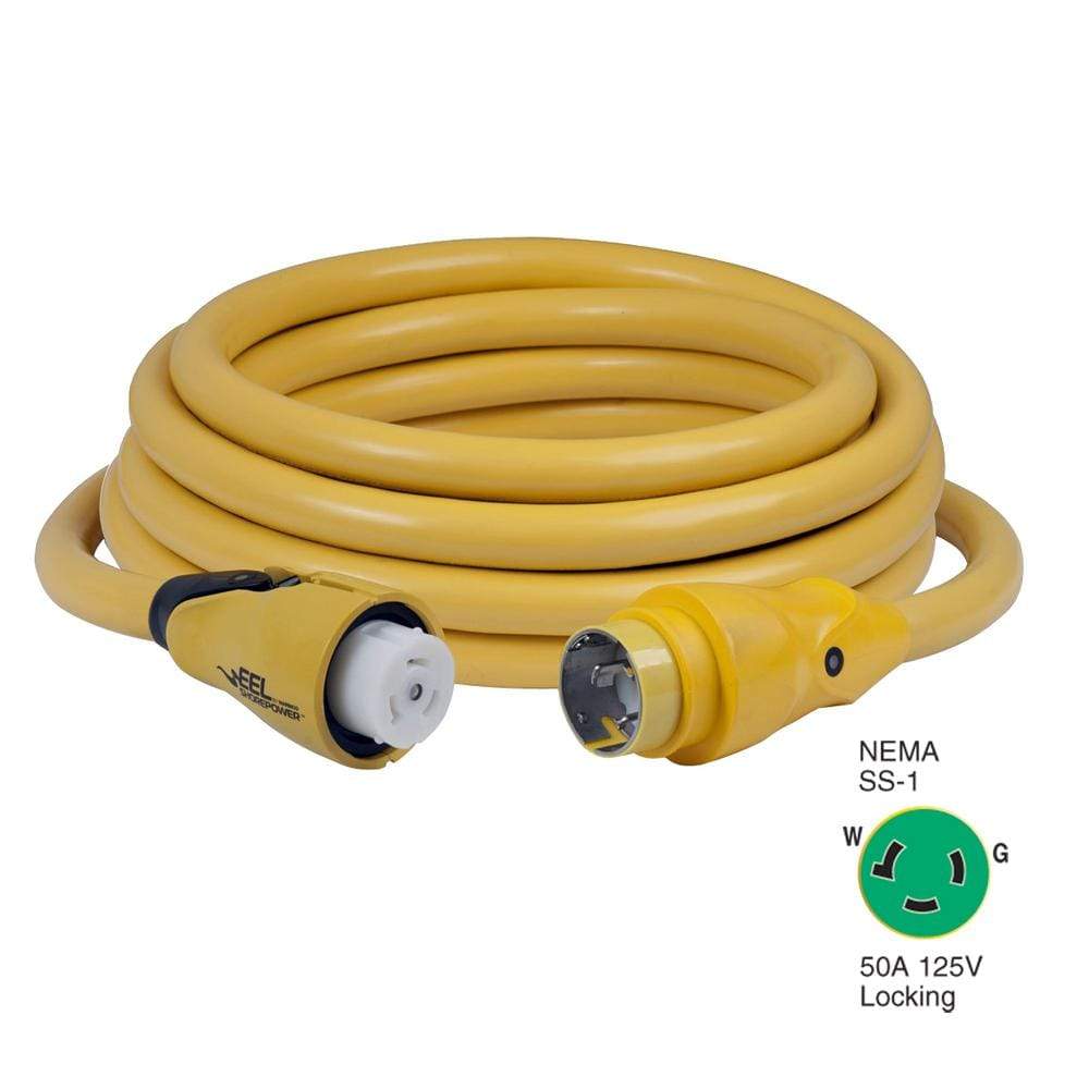 Marinco Recreational Group Qualifies for Free Shipping Marinco EEL Shorepower Cordset 50a 125v 25 #CS503-25