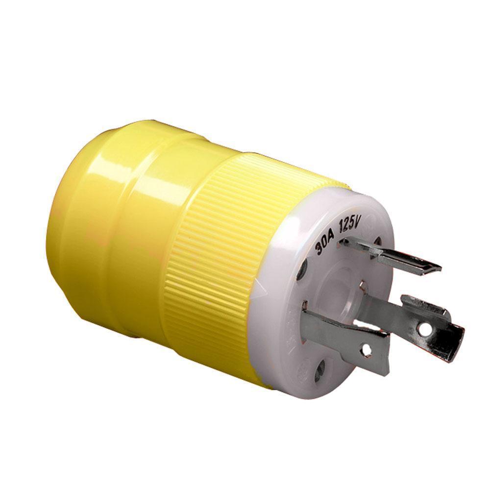 Marinco Male Connector 30a 125v #305CRPN