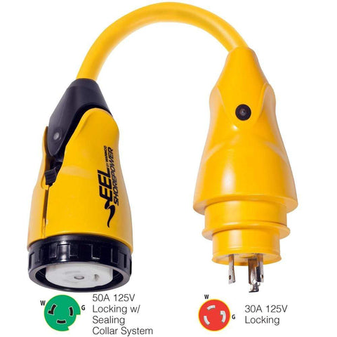 Marinco Recreational Group Qualifies for Free Shipping Marinco Pigtail Adapter 30a MALE/50a 125v #P30-503