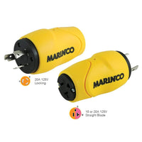 Marinco Recreational Group Qualifies for Free Shipping Marinco Straight Adapter 20a Locking Male Plug to 15a #S20-15
