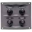 Marinco Recreational Group Qualifies for Free Shipping Marinco Waterproof Switch Panel 4-Switch Grey #900-4WP