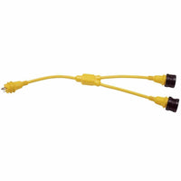 Marinco Recreational Group Qualifies for Free Shipping Marinco Yellow Y-Adapter 2-30a Locking to 30a Locking #157AY