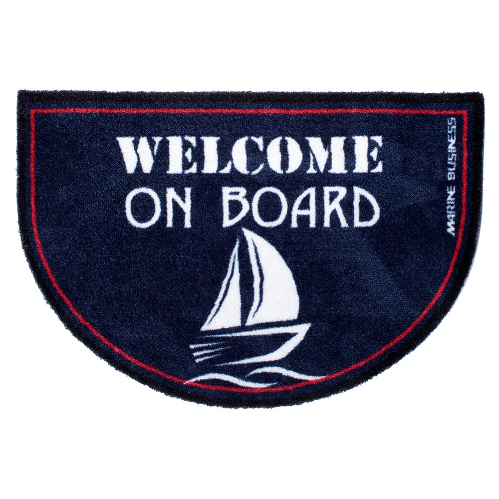 Marine Business Qualifies for Free Shipping Marine Business Floor Mat Welcome On Board Round #41262