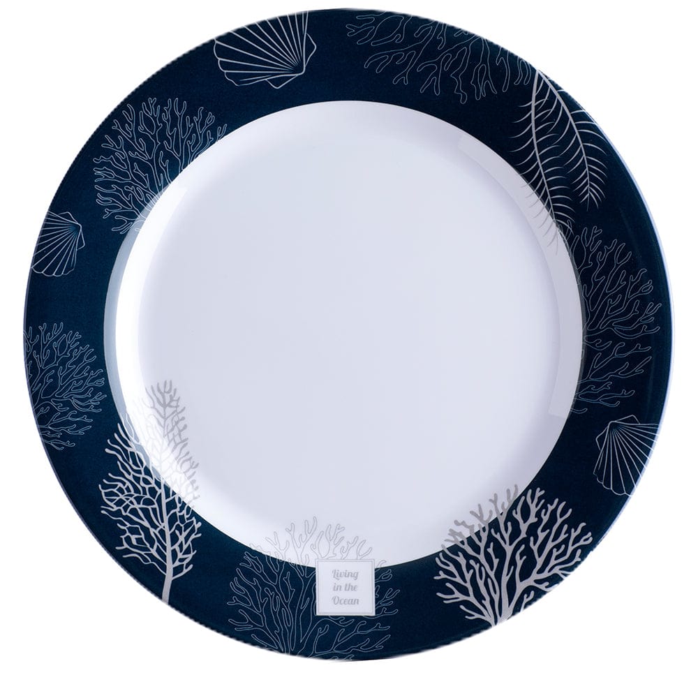 Marine Business Qualifies for Free Shipping Marine Business Living Flat Plate Round 10" Set-6 #18001C