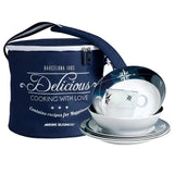 Marine Business Qualifies for Free Shipping Marine Business Northwind 16-pc Tableware Set & Basket #15147