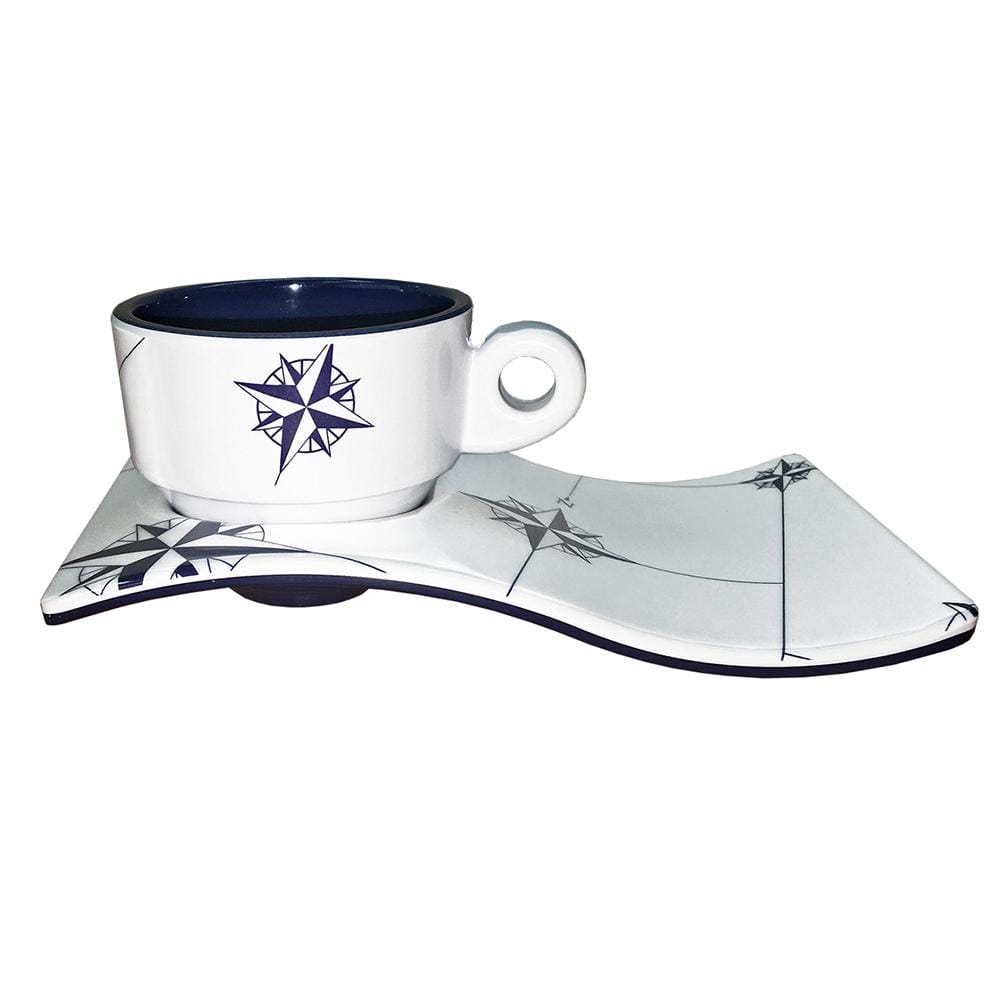 Marine Business Qualifies for Free Shipping Marine Business Northwind Espresso Cup & Plate Set-6 #15006C
