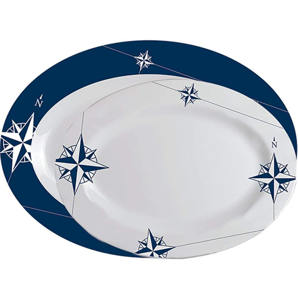 Marine Business Qualifies for Free Shipping Marine Business Northwind Oval Serving Platters Set-2 #15009