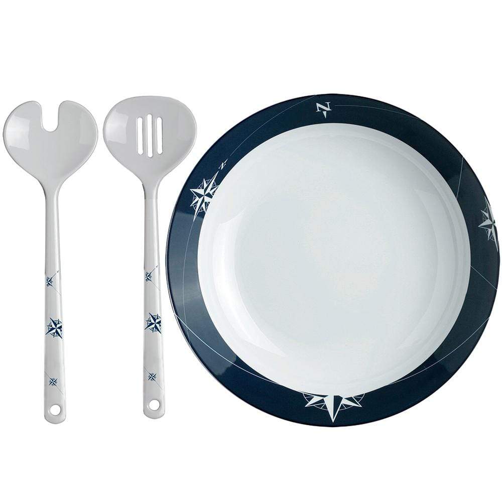 Marine Business Qualifies for Free Shipping Marine Business Northwind Salad Bowl & Cutlery #15008