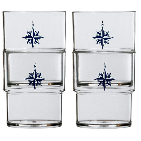 Marine Business Qualifies for Free Shipping Marine Business Northwind Stackable Glass Set-12 #15103C