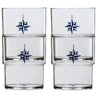 Marine Business Qualifies for Free Shipping Marine Business Northwind Stackable Glass Set-12 #15103C