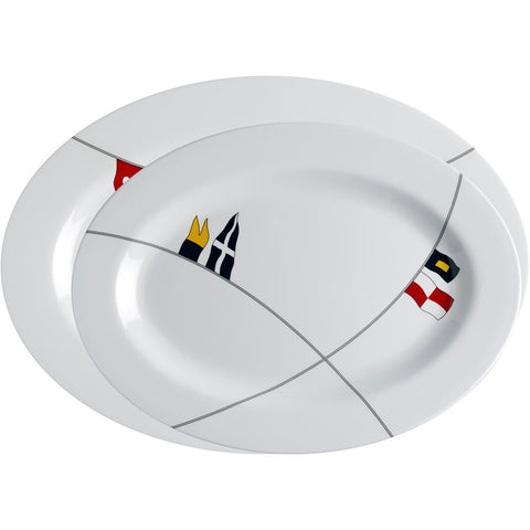 Marine Business Qualifies for Free Shipping Marine Business Regata Oval Serving Platters Set-2 #12009
