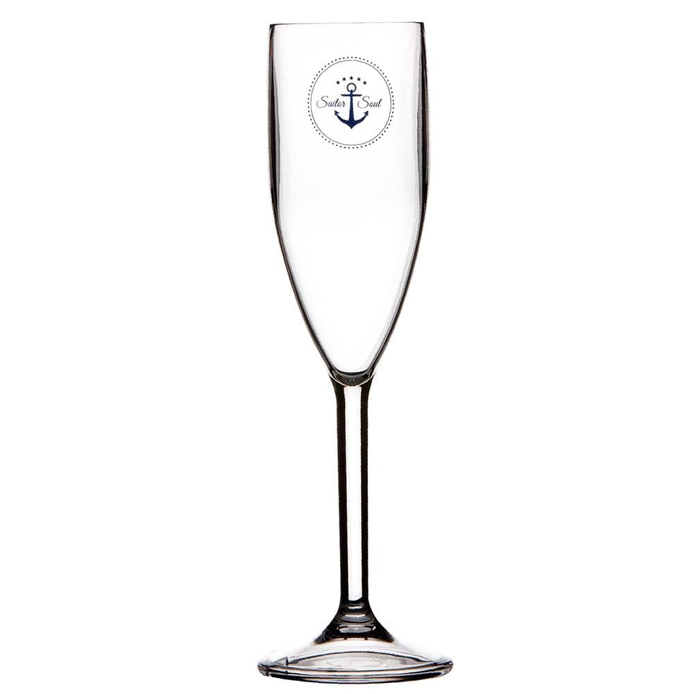 Marine Business Qualifies for Free Shipping Marine Business Sailor Soul Champagne Glass Set-6 #14105C