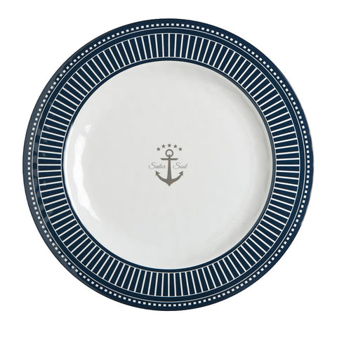 Marine Business Qualifies for Free Shipping Marine Business Sailor Soul Flat Plate 10" Set-6 #14001C