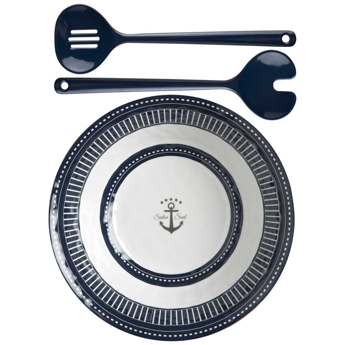 Marine Business Qualifies for Free Shipping Marine Business Sailor Soul Salad Bowl & Cutlery #14008