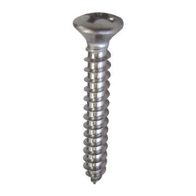 Marine Fasteners Qualifies for Free Shipping Marine Fasteners Screw Self-Tapping 4 x 1/2" Oval 100-pk #B631