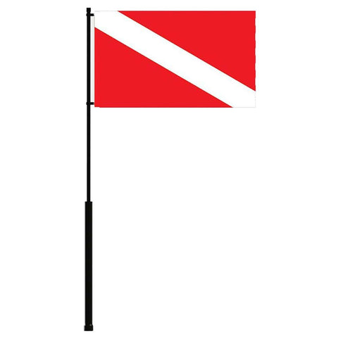 Mate Series Qualifies for Free Shipping Mate Series Flag Pole 36" with Dive Flag #FP36DIVE
