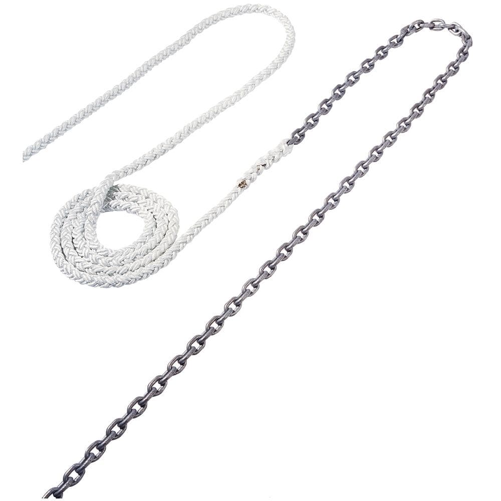 Maxwell Winches Not Qualified for Free Shipping Maxwell Anchor Rode 15' 1/4" Chain to 300' 1/2" Nylon Brait #RODE47