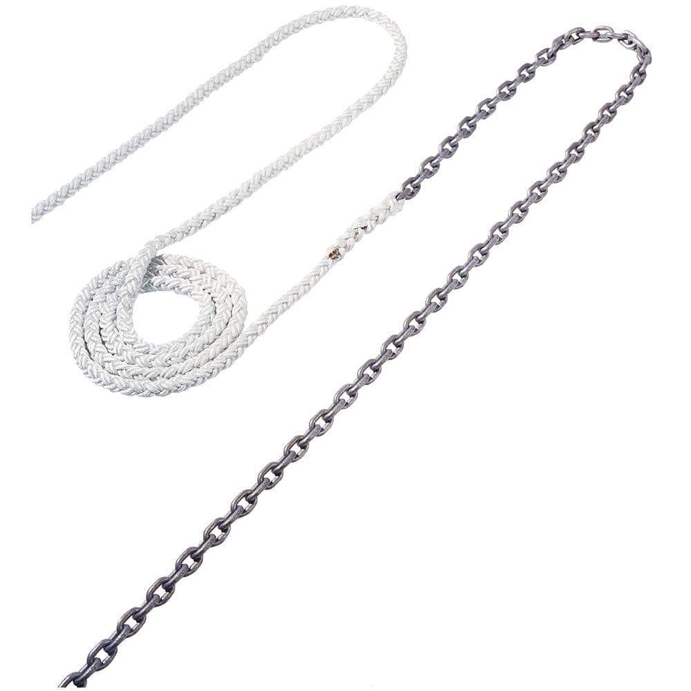 Maxwell Winches Qualifies for Free Shipping Maxwell Anchor Rode 25' 3/8" Chain to 250' 5/8" Nylon Brait #RODE60