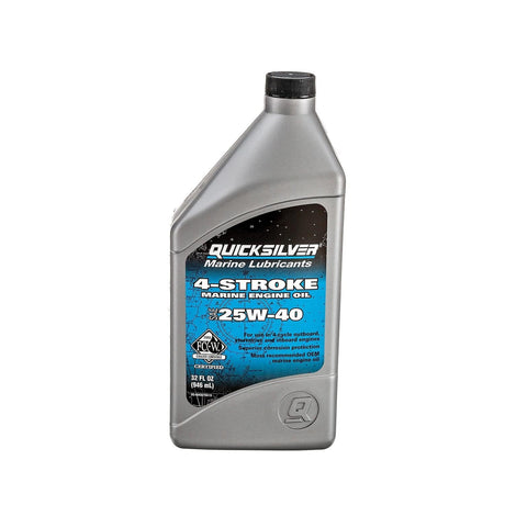 Mercury Marine Qualifies for Free Shipping Mercury 4 Cycle 25W40 Marine Oil Quart #8M0078619
