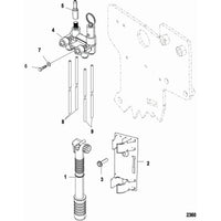 Mercury Marine Qualifies for Free Shipping Mercury Air Pump Bracket #8634741