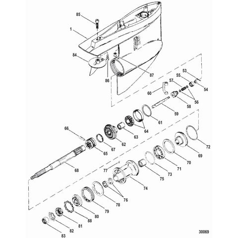 Mercury Marine Qualifies for Free Shipping Mercury Bearing Set #35928T1