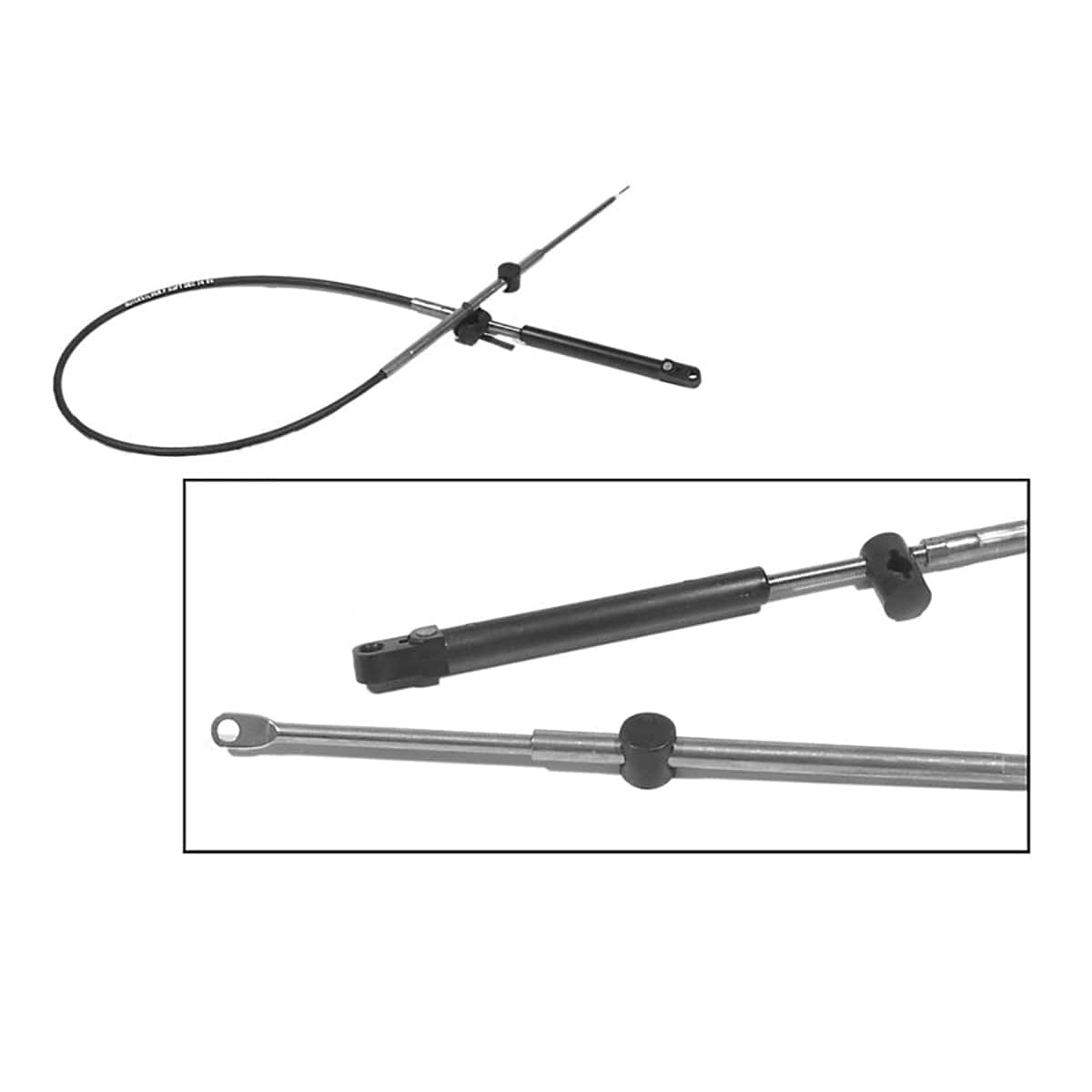 Mercury Marine Qualifies for Free Shipping Mercury Control Cables Gen I Premium 16' #8M0082489