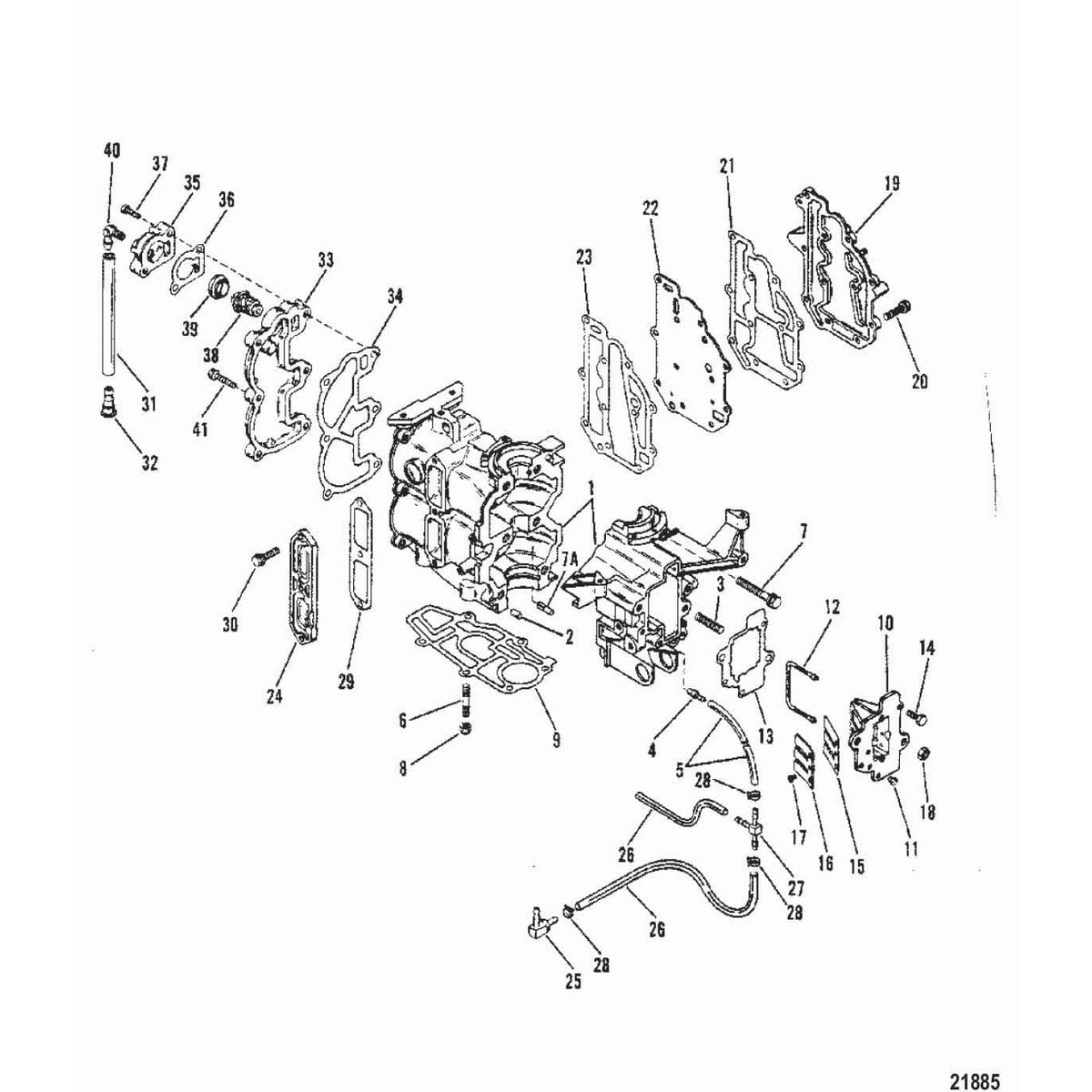 Mercury Marine Qualifies for Free Shipping Mercury Gasket #191861