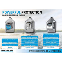 Mercury Marine Qualifies for Free Shipping Mercury Marine 10W30 Oil Synthetic Gallon #8M0142146