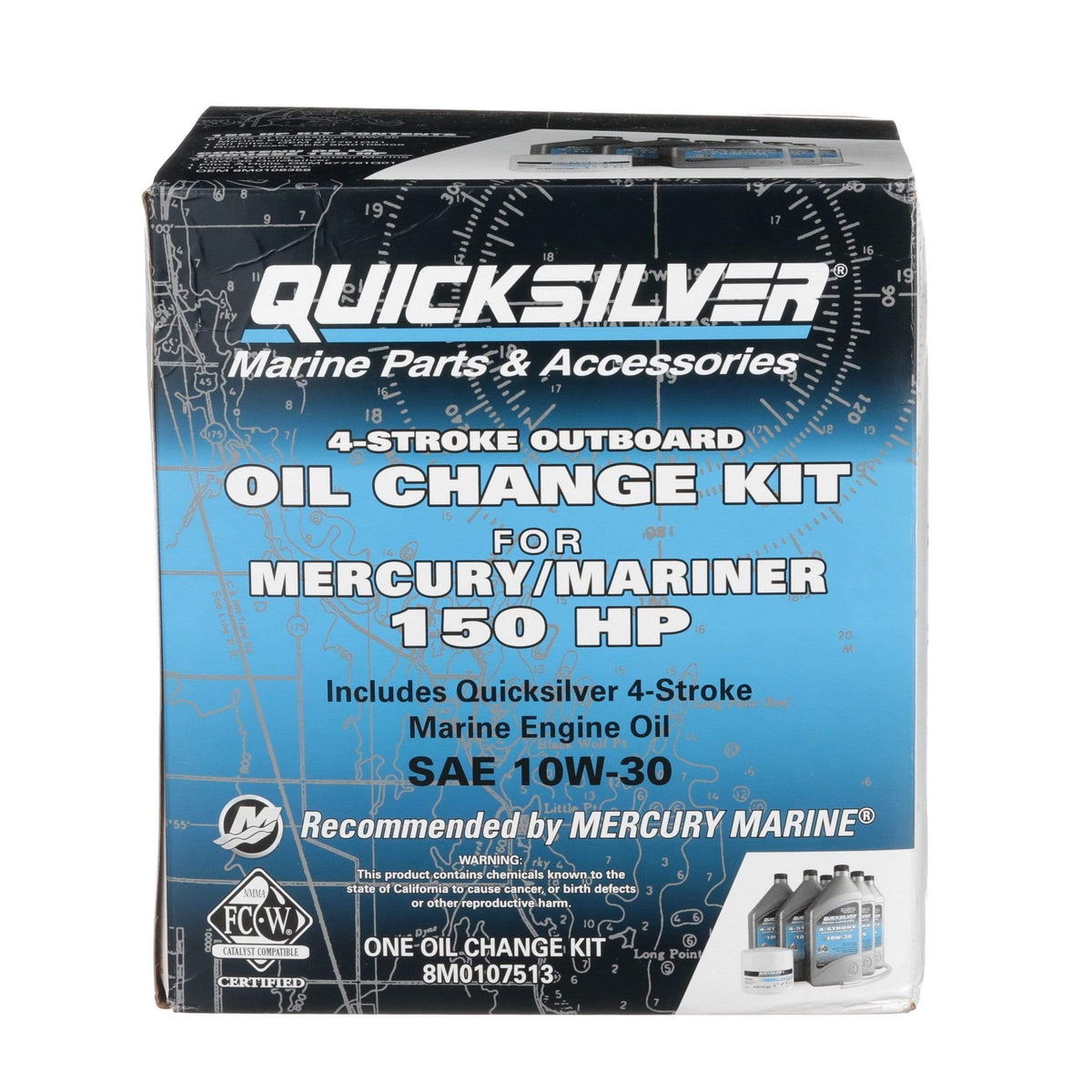 Mercury Marine Qualifies for Free Shipping Mercury Marine 150 HP 4-Stroke Oil Change Kit 10W30 #8M0107513