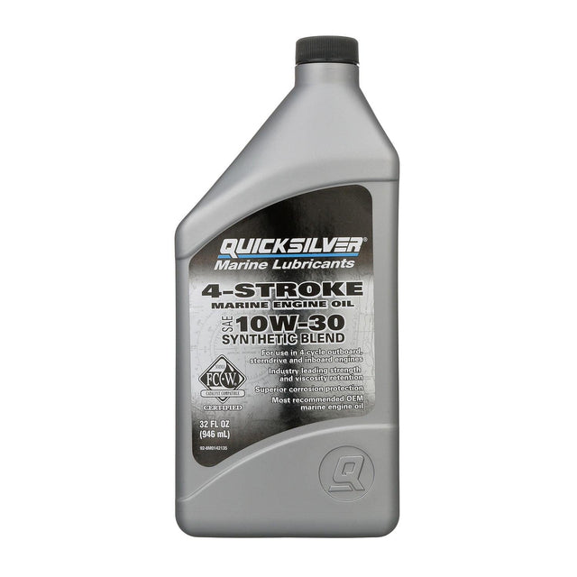 Mercury Marine Qualifies for Free Shipping Mercury Marine 4-Stroke 10W30 Synthetic Oil Quart #92-8M0142135