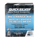 Mercury Marine Qualifies for Free Shipping Mercury Marine 75/90/115 HP EFI 1.7L 25W40 Oil Change #8M0081913
