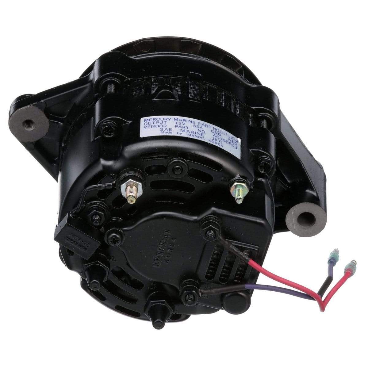Mercury Marine Qualifies for Free Shipping Mercury Marine Alternator Assembly #817119A4