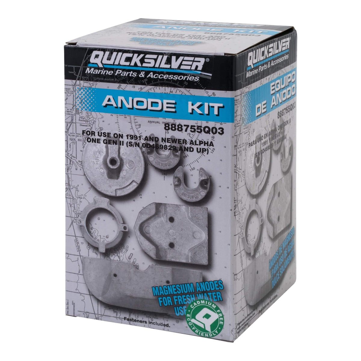Mercury Marine Qualifies for Free Shipping Mercury Marine Anode Kit #97-888755Q03
