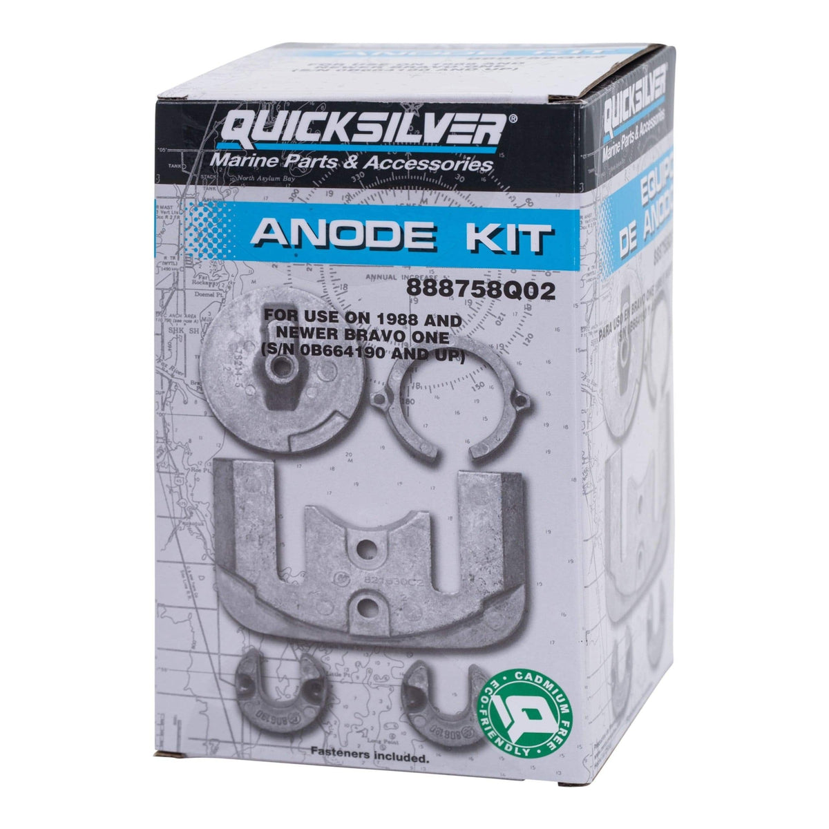 Mercury Marine Qualifies for Free Shipping Mercury Marine Anode Kit #97-888758Q02