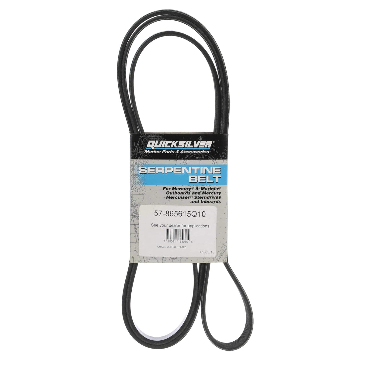 Mercury Marine Qualifies for Free Shipping Mercury Marine Belt #57-865615Q10