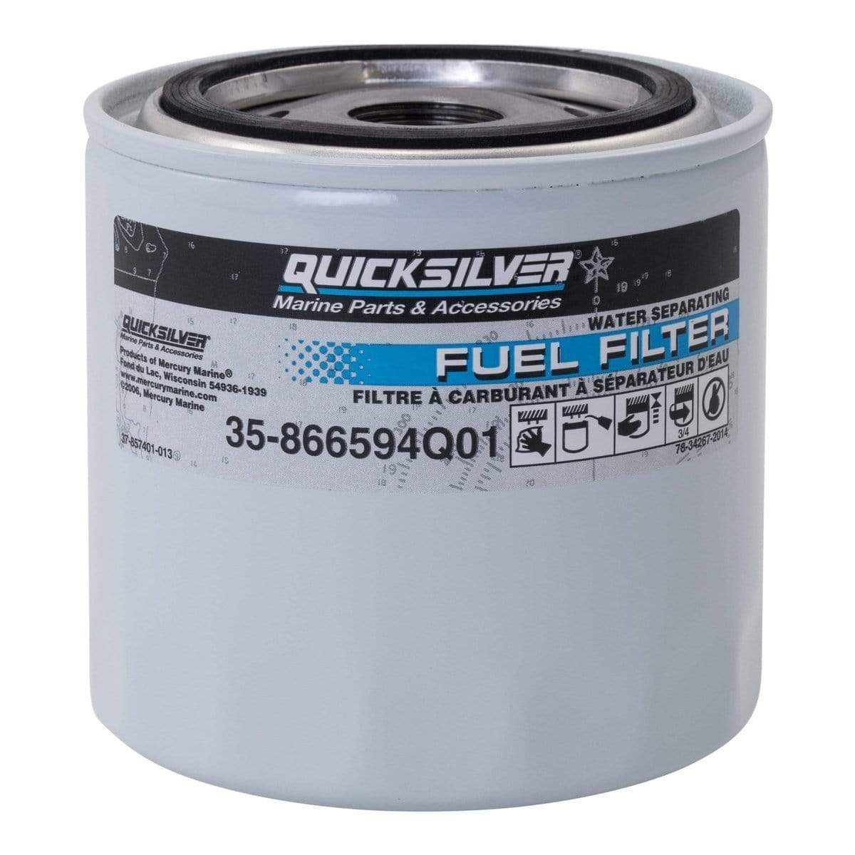 Mercury Marine Fuel Filter 10-Micron #35-866594Q01