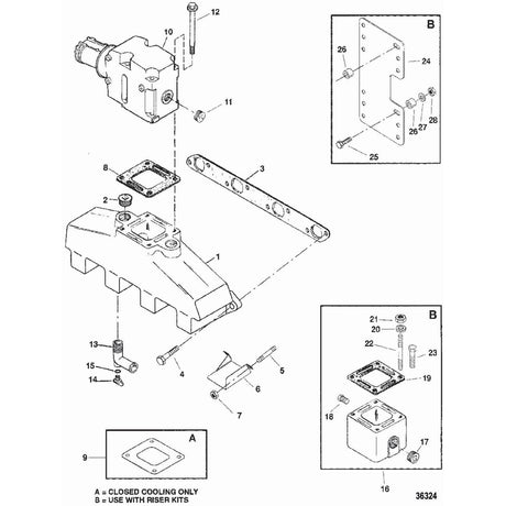 Mercury Marine Qualifies for Free Shipping Mercury Marine Gasket #27-863725 1