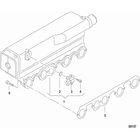 Mercury Marine Qualifies for Free Shipping Mercury Marine Gasket Intake Manifold #8M0067428