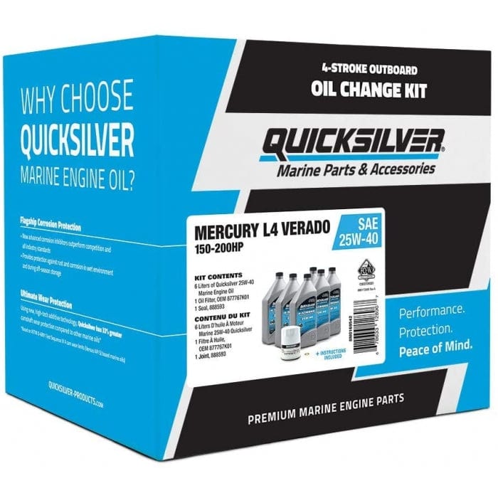 Mercury Marine Qualifies for Free Shipping Mercury Oil Change Kit L6 Verado 200-400 #8M0169544