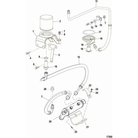Mercury Marine Qualifies for Free Shipping Mercury Oil Hose #32-863901 1