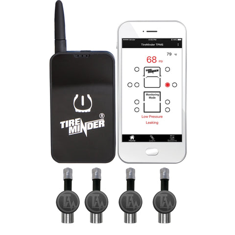 Minder Research Qualifies for Free Shipping Minder TireMinder Smart TPMS with 4 Flow Through Transmitters #TM22159