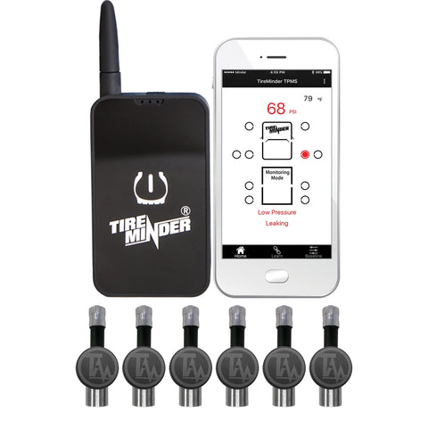 Minder Research Qualifies for Free Shipping Minder TireMinder Smart TPMS with 6 Flow Through Transmitters #TM22160