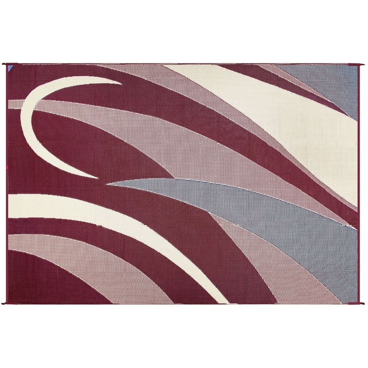 Ming's Mark Qualifies for Free Shipping Ming's Mark Camping Graphic Patio Mat 8' x 12' Burgundy/Black #GA5
