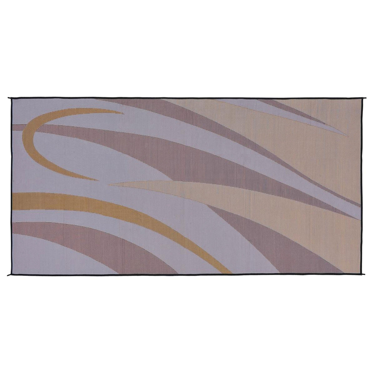 Ming's Mark Qualifies for Free Shipping Ming's Mark Camping Graphic Patio Mat 8' x 16' Brown/Gold #GB7