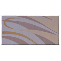 Ming's Mark Qualifies for Free Shipping Ming's Mark Camping Graphic Patio Mat 8' x 16' Brown/Gold #GB7