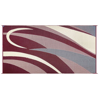 Ming's Mark Qualifies for Free Shipping Ming's Mark Camping Graphic Patio Mat 8' x 16' Burgundy/Black #GB5